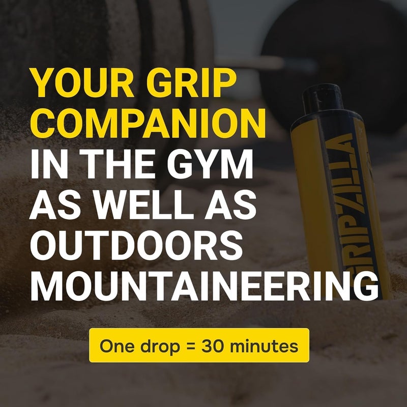 GRIPZILLA Liquid Chalk Kit Gym Chalk for Weight Lifting, Rock Climbing, Pole Grip, Bouldering, Powerlifting, Ball, Gymnastics, Sports, and Workout- Cheer Chalk - Package May Vary - Image 5